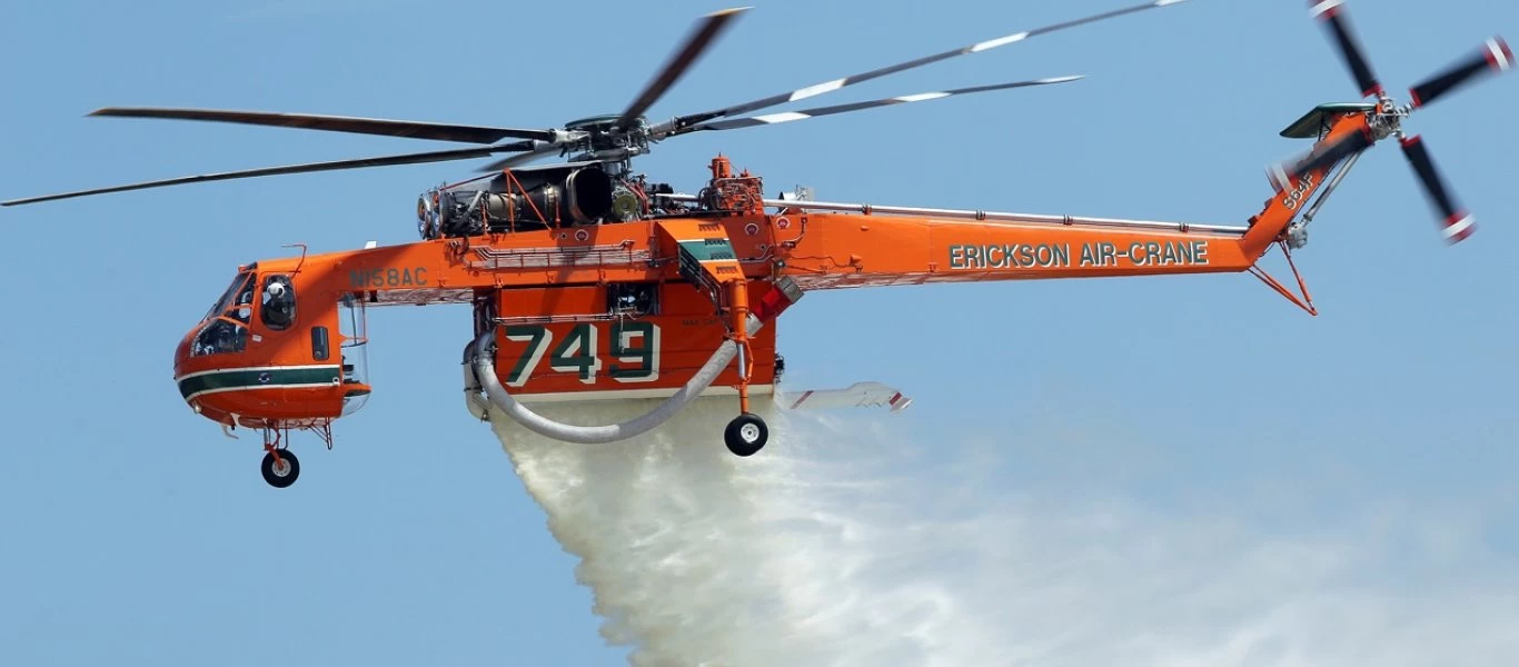 Με δύο πυροσβεστικά ελικόπτερα Ercsson ενισχύεται η Ελλάδα για την περίοδο των πυρκαγιών (φώτο)